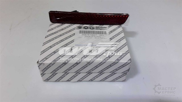 Reflector, paragolpes trasero, derecho Fiat/Alfa/Lancia 51810677