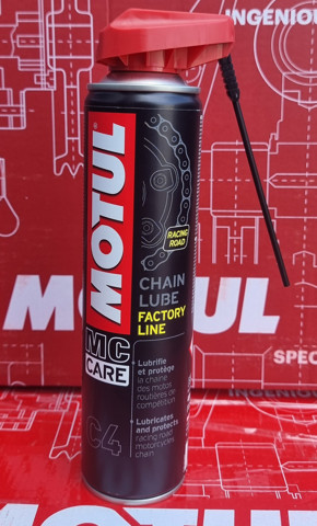 Limpiador-lubricante de cadenas de motocicleta 111658 Motul