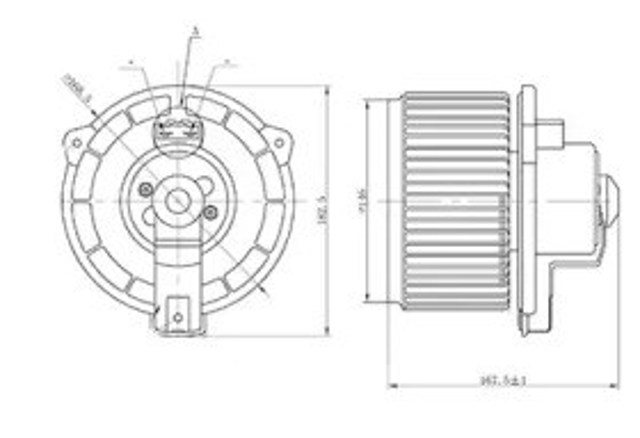 Ventilador interior Luzar LFH1950