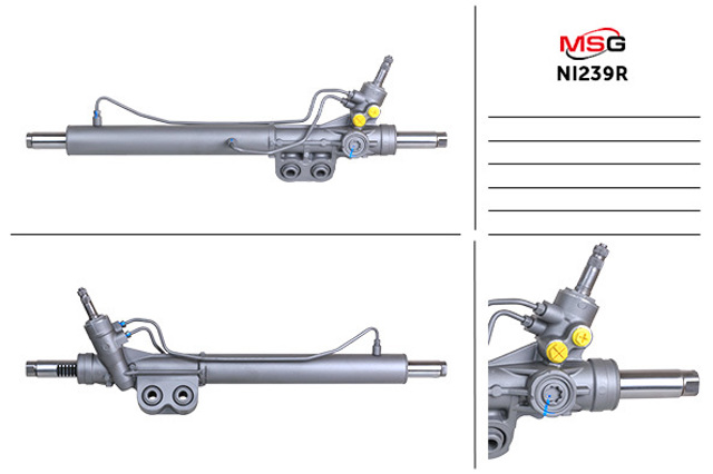 NI239R MSG Rebuilding Cremallera caja de direccion