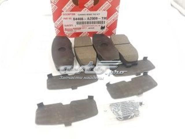 04466AZ009TM Toyota pastillas de freno traseras