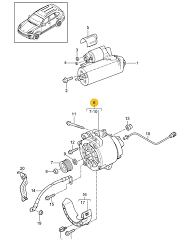 95860312101 Porsche