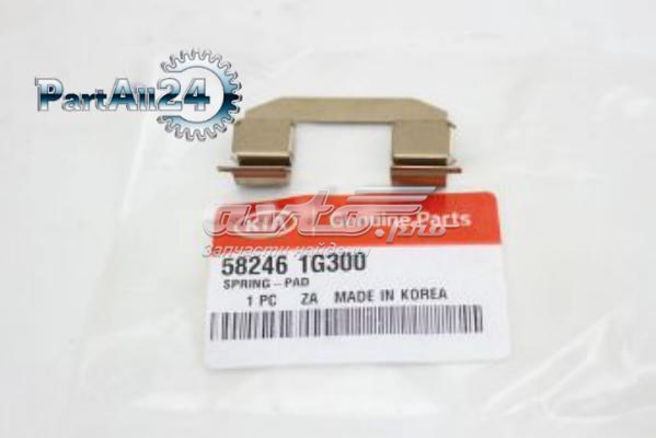 582461G300 Hyundai/Kia conjunto de muelles almohadilla discos traseros