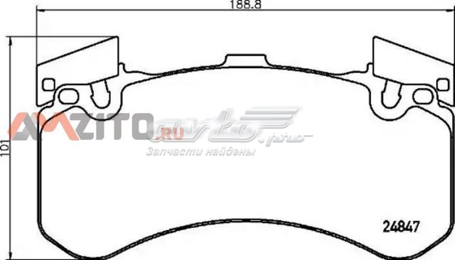 P85136 Brembo pastillas de freno delanteras