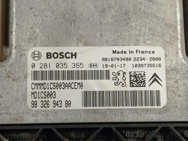  Peugeot/Citroen 9832694380 precio, desde 307,82 EUR