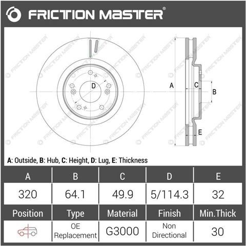 Frenos delanteros Friction Master R1914 precio, desde 65,71 EUR