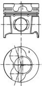 99940600 Kolbenschmidt pistón completo para 1 cilindro, std