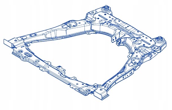 544015694R Renault (RVI) Subchasis delantero