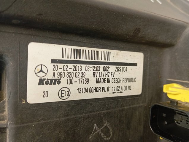 A9608200239 Mercedes Faros