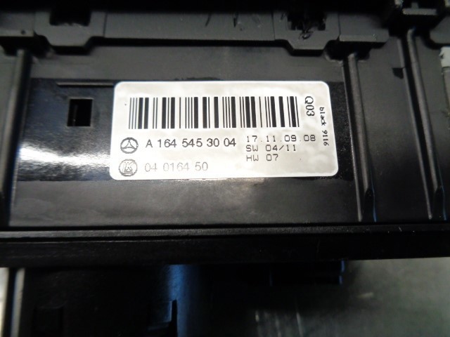 Comprar A1645453004 Mercedes Interruptor de luces en el tablero