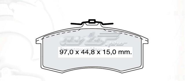 D131SM Dafmi pastillas de freno traseras