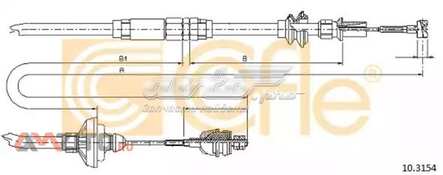 10.3154 Cofle cable de embrague