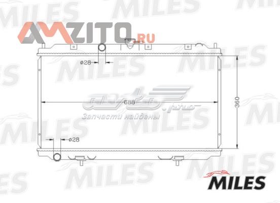 ACRB059 Miles radiador refrigeración del motor