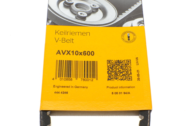 Comprar AVX10X600 Continental/Siemens Correa trapezoidal