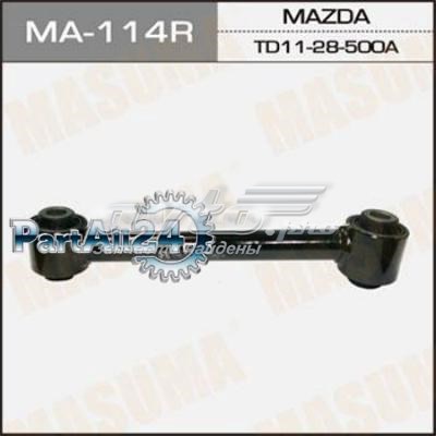 MA114R Masuma Barra transversal, suspensión de ruedas, eje trasero