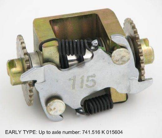 Kit de reparación del mecanismo de ajuste automático de zapatas de freno RW42101 Rotweiss