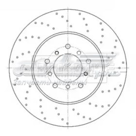 Disco de freno trasero BORG&BECK BBD6076S