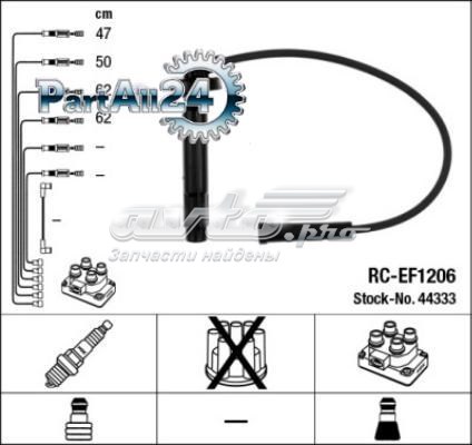 RCEF1206 NGK Cables de alta tensión, juego