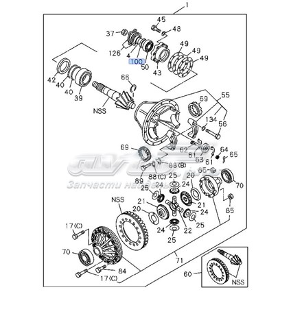 Retén del piñón del diferencial trasero Isuzu 1096254840 precio, desde 3,30 EUR