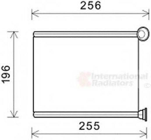 40006366 VAN Wezel radiador de calefacción