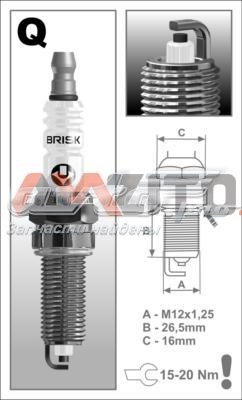Bujía QR15LC1 Brisk