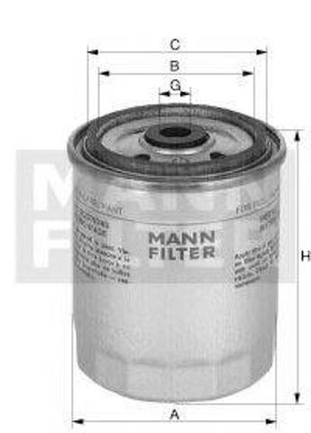 Filtro combustible DONALDSON P551124