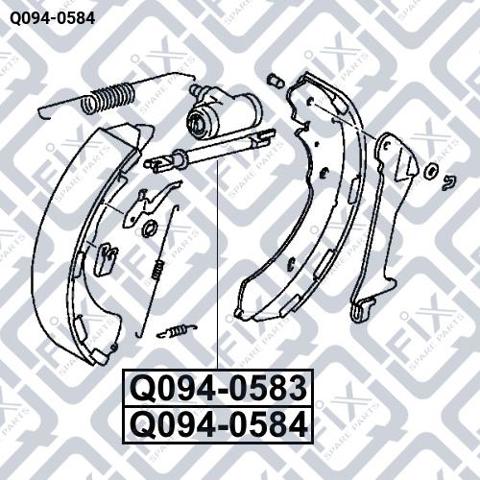Comprar Q0940584 Q-fix Kit de reparación del mecanismo de ajuste automático de zapatas de freno