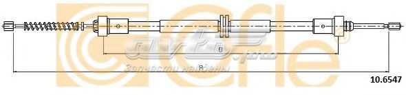 10.6547 Cofle cable de freno de mano trasero derecho/izquierdo