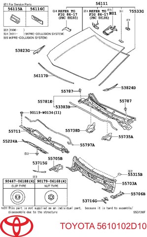 Parabrisas GS7037D11S Sekurit