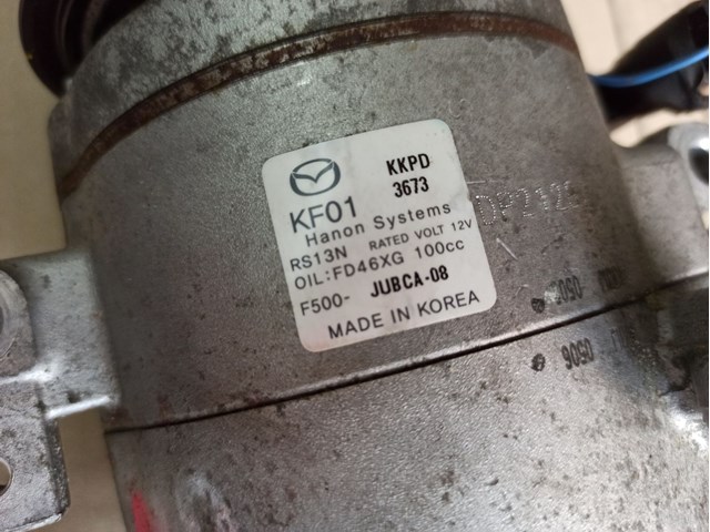 Compresor de aire acondicionado KF0161450A Mazda