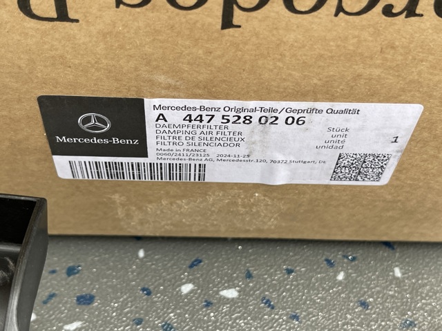Caja del filtro de aire Mercedes A4475280206