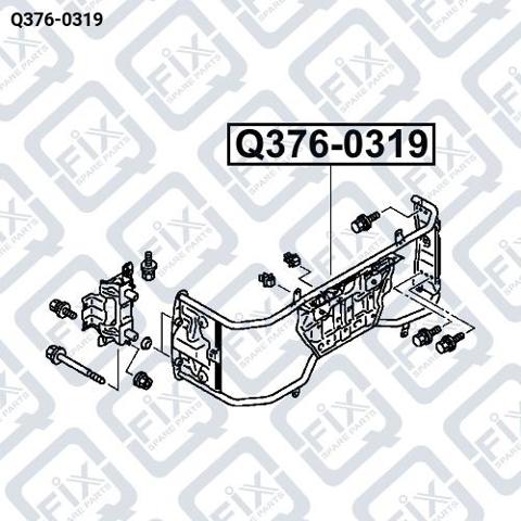 Soporte de rueda de repuesto Q3760319 Q-fix