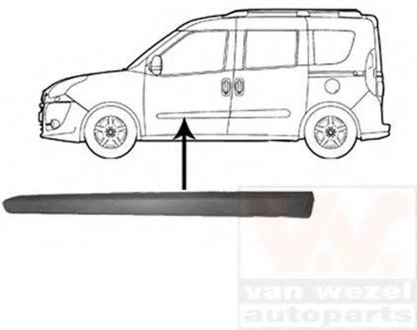 Moldura de puerta delantera izquierda Fiat Doblo (263)