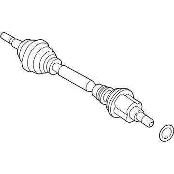 HG9Z3B437C Ford árbol de transmisión delantero izquierdo