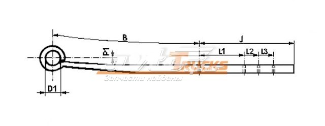 Comprar 88133900 Schomacker Ballesta de suspensión trasera