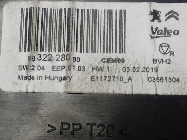 Comprar 9832228080 Peugeot/Citroen 