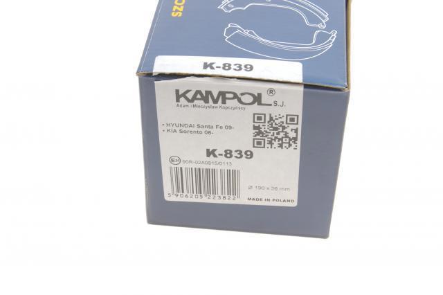 Zapatas de freno de mano Kampol K839 precio, desde 28,64 EUR