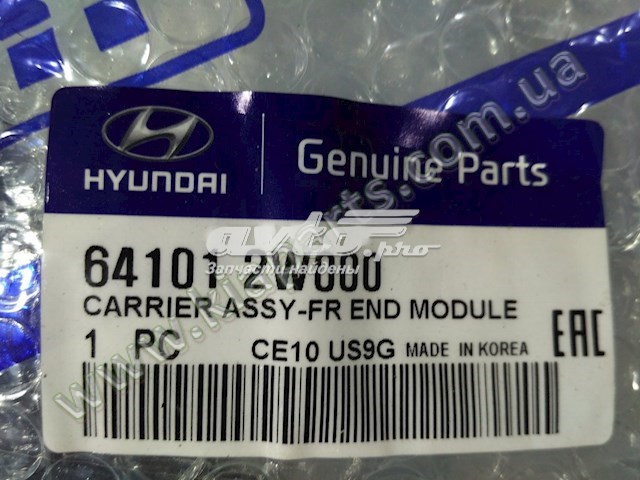 641012W000 Hyundai/Kia soporte de radiador completo