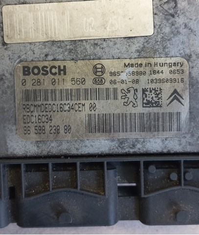 Módulo de control del motor Peugeot/Citroen 0281011560