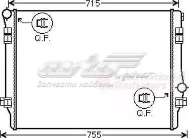 58002336 VAN Wezel radiador refrigeración del motor