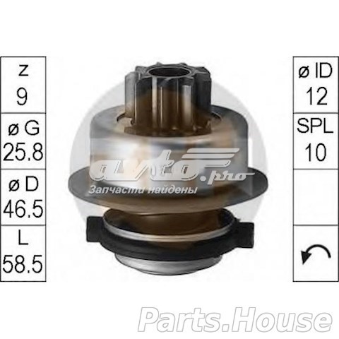 ZN0579 ZEN Bendix motor de arranque