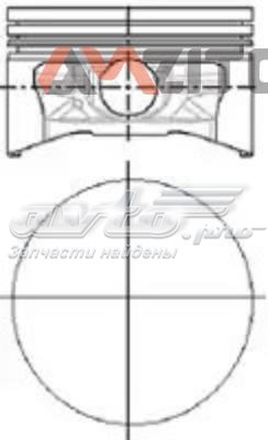 Pistón completo para 1 cilindro, segunda reparación (+0,50 mm) Nural 8742940700