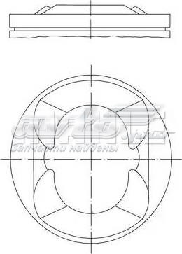 081PI00110000 Mahle Original Pistón para cilindro