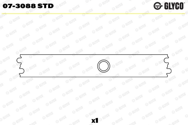 073088STD Glyco Buje del eje intermedio