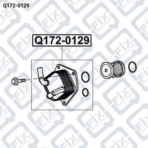 Q172-0129 Q-fix radiador de aceite