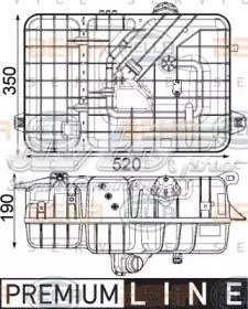 A9605014103 Mercedes botella de refrigeración