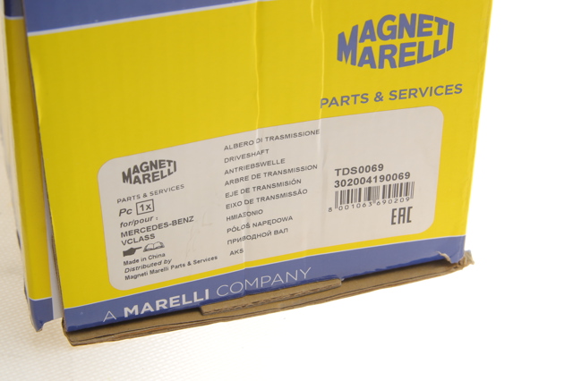 302004190069 Magneti Marelli árbol de transmisión delantero