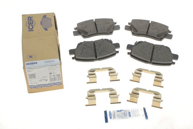 Pastillas de freno 182311 Icer