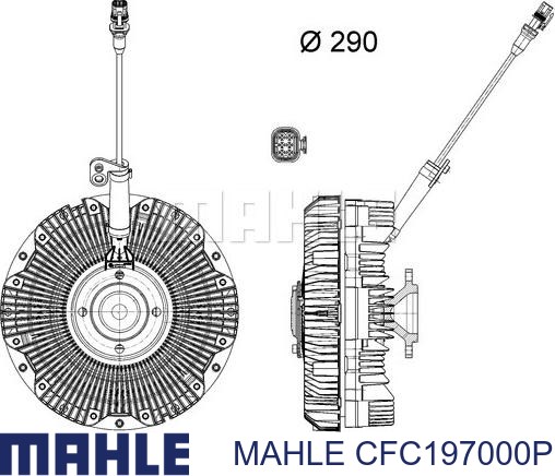 Embrague del ventilador MAN TGX 