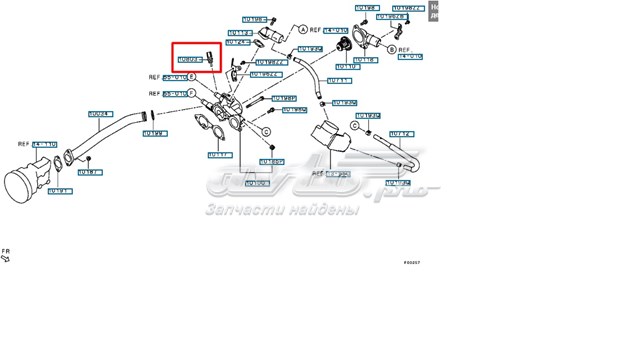1308A012 Mitsubishi sensor de temperatura del refrigerante